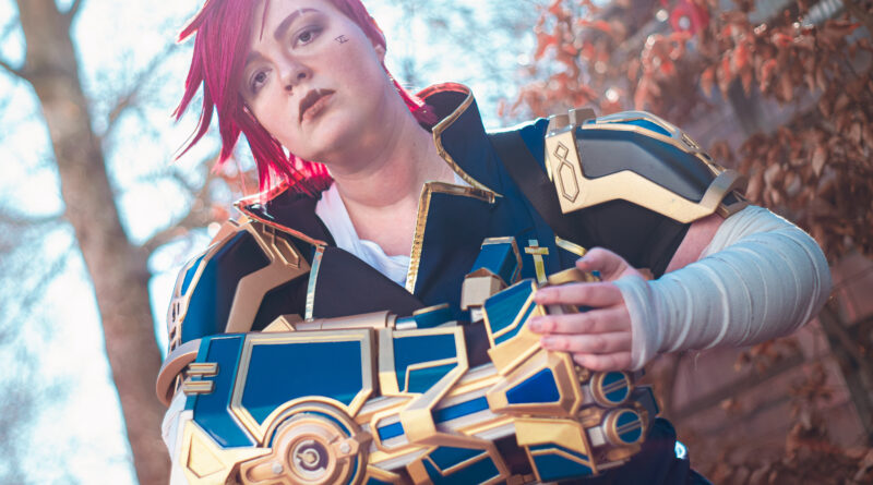 Nederlandse cosplayer Duvvdee_ Vi cosplay Arcane