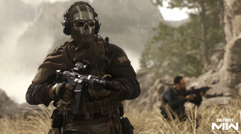 Simon 'Ghost' Riley in Call of Duty. De stemacteur komt naar Heroes Dutch Comic Con