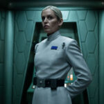 Denise Gough in Andor, waar ze Dedra Meero speelde. Ze komt naar Comic Con Holland.