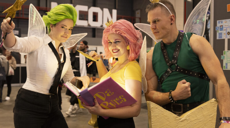 Cosplayers op Heroes Dutch Comic Con